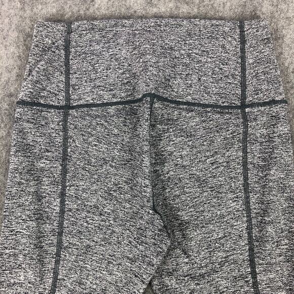Victorias Secret Sport Leggings Medium Gray Heather Mid Rise Capri Cropped Women - Picture 7 of 11